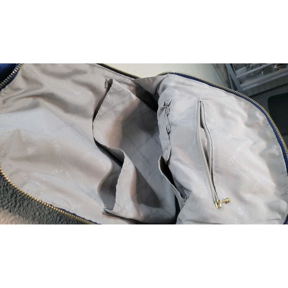 Baggallini women's convertible backpack‎ sling bag blue nylon